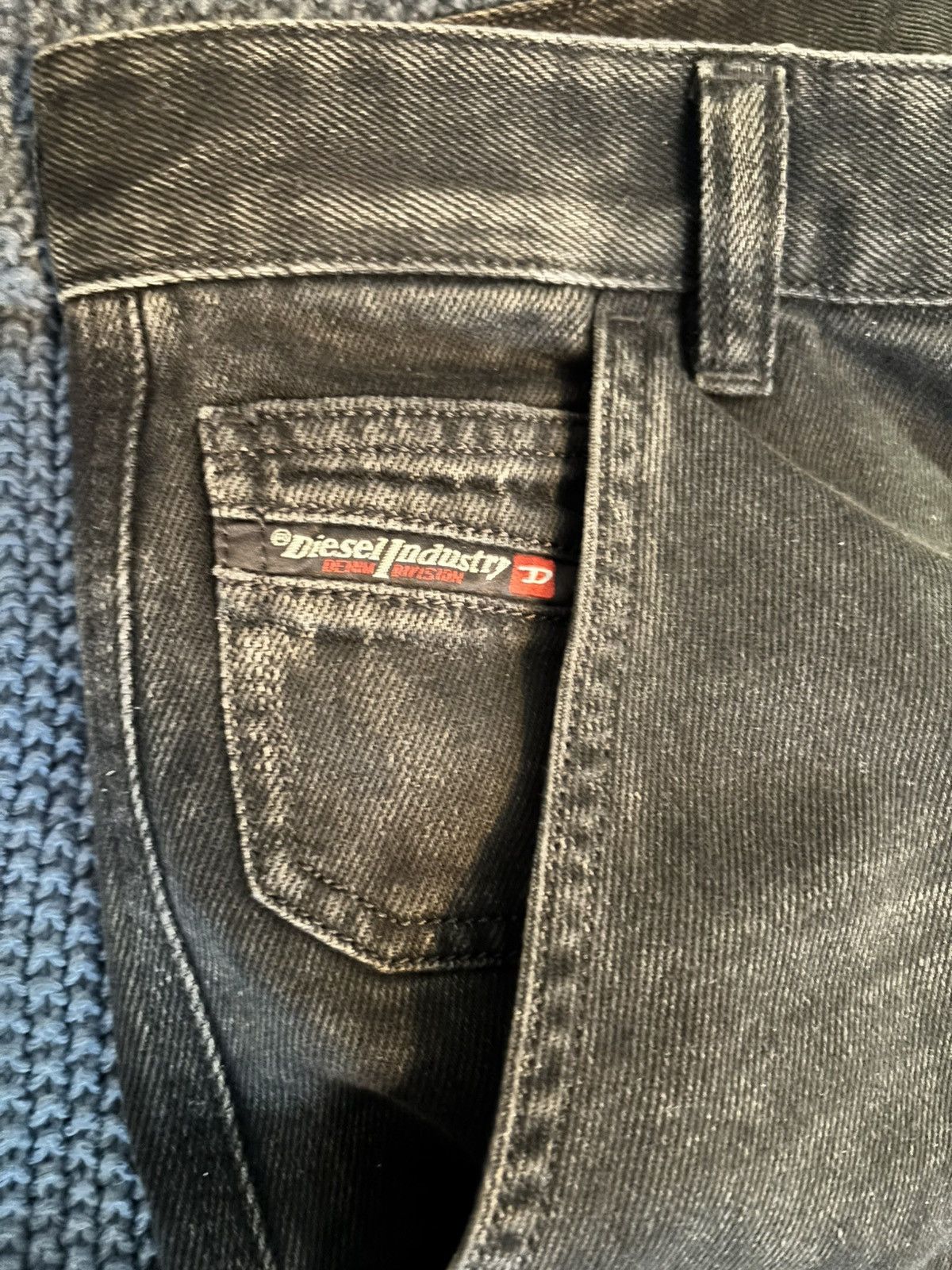 Diesel Diesel D Shift Denim Washed Black Size US 33 - 4 Thumbnail