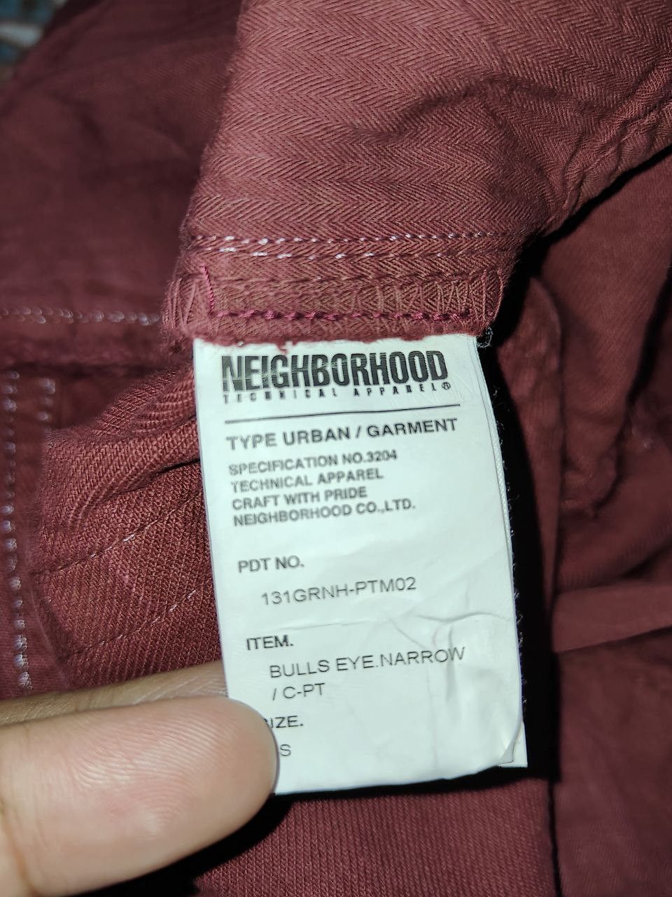 Neighborhood Neighborhood Bulls Aye Narrow Pant Size US 31 - 7 Thumbnail