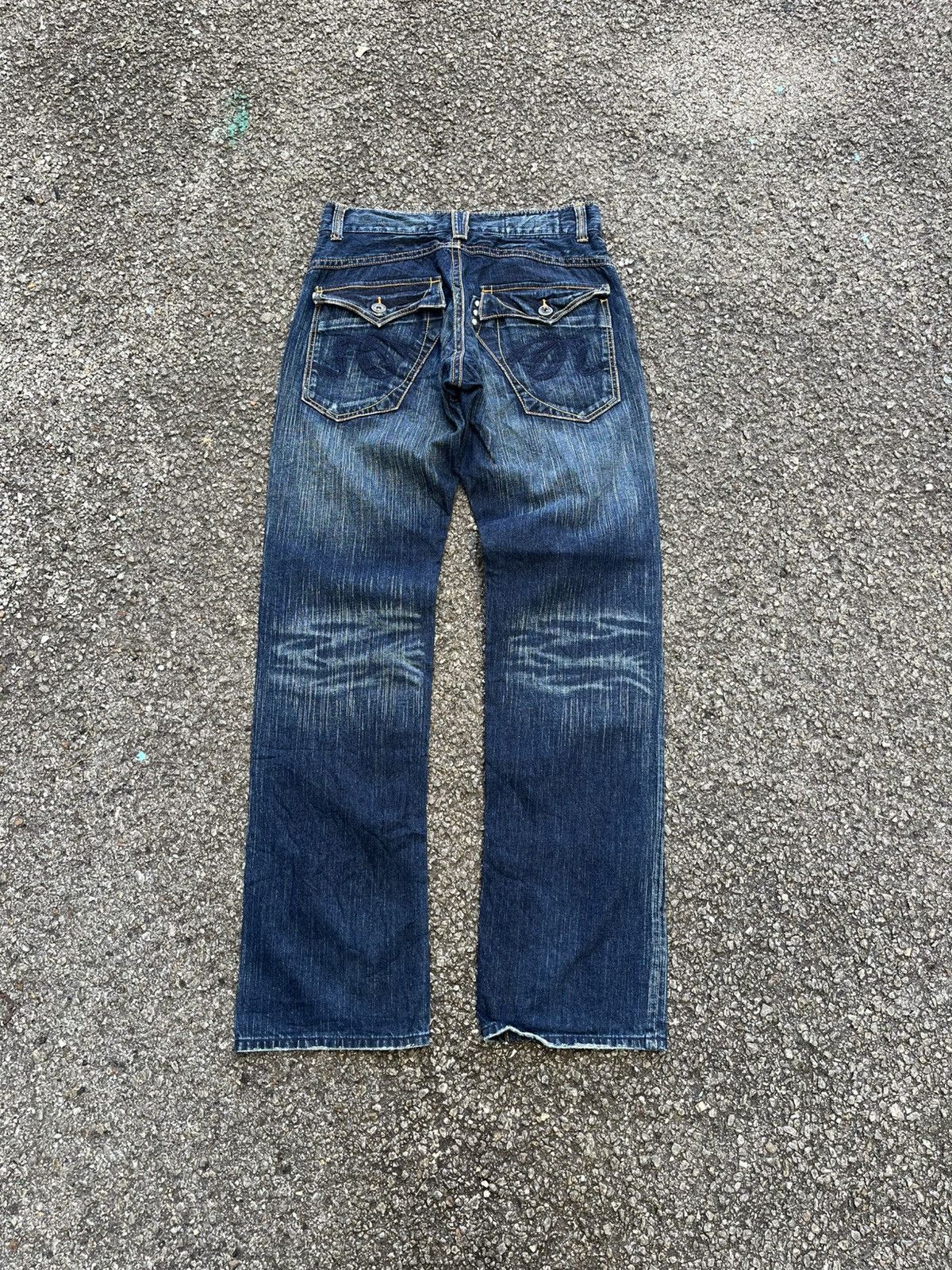Hysteric Glamour Japanese Rush Hour Bushpants Multipockets Jeans Faded Denim Size US 30 / EU 46 - 10 Thumbnail