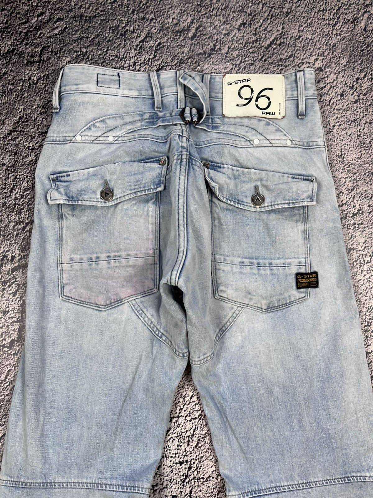 G-Star Vintage Y2K G Star double knee biker denim jeans size 32 Size US 32 / EU 48 - 9 Thumbnail