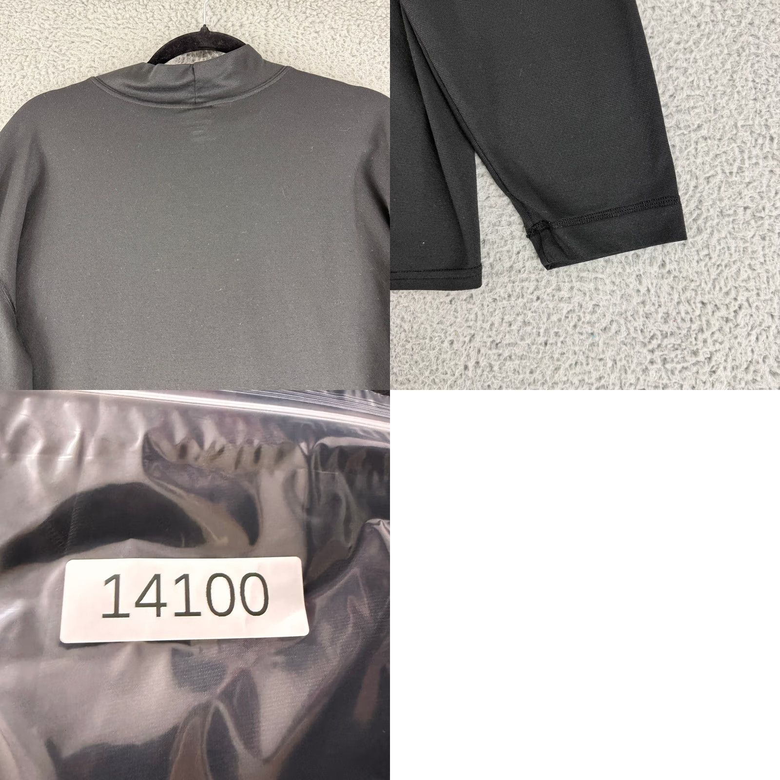 Patagonia VINTAGE Capilene Base Layer Shirt Men XXL Black Mock Neck Long Sleeve Pullover Shirt? Size US XXL / EU 58 / 5 - 9 Thumbnail