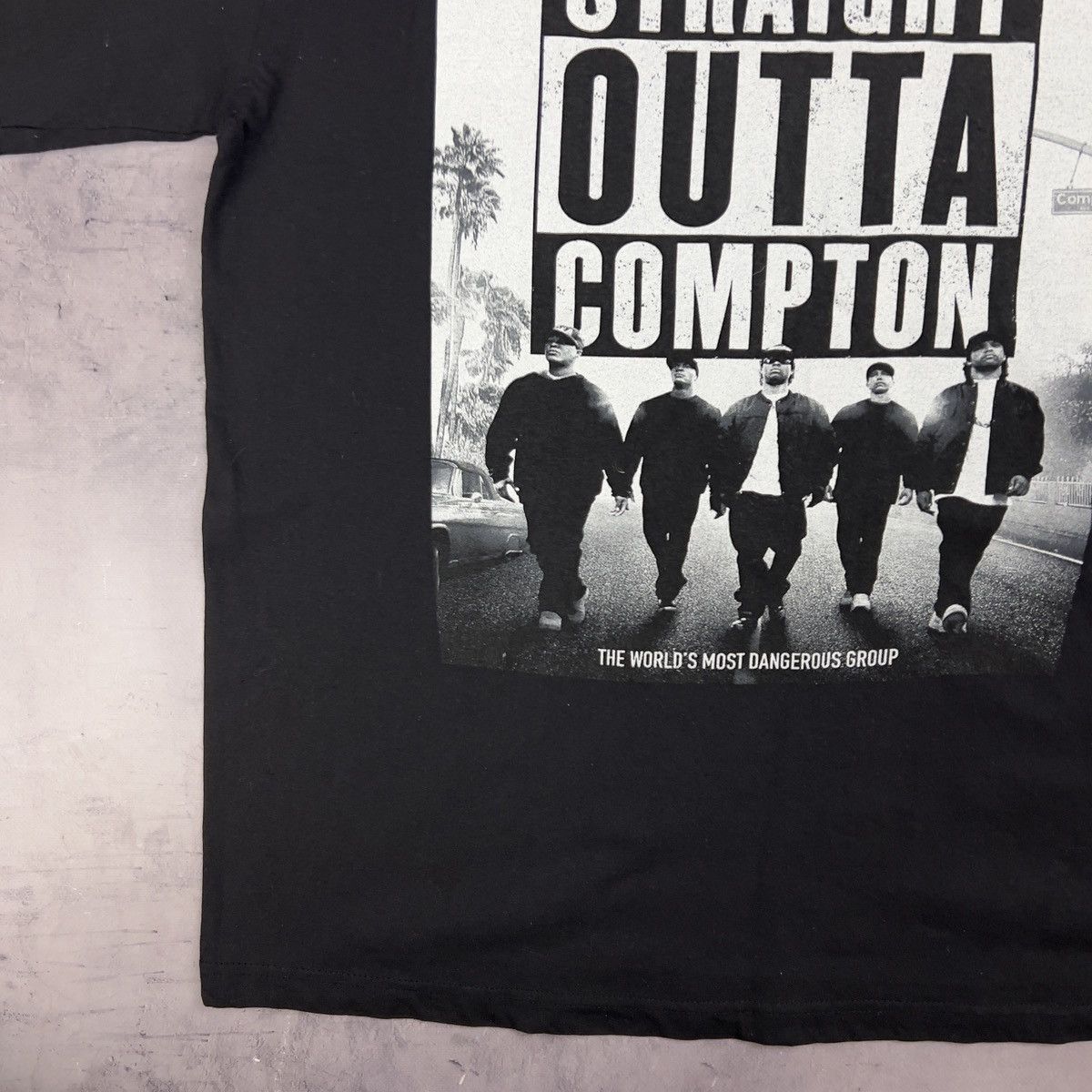 Band Tees Rare! N.W.A Straight Outta Compton Vintage Ice Cube Tee Size US XL / EU 56 / 4 - 8 Thumbnail