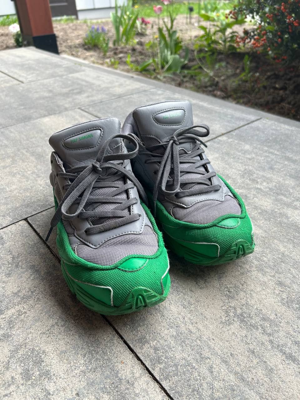 Adidas Raf Simons Ozweego Green | Grailed