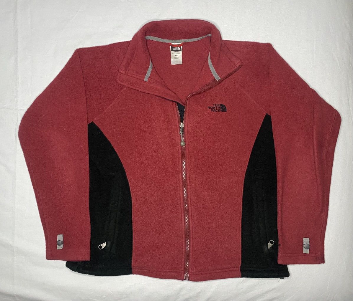 The North Face North Face Red Fleece Full Zip TKA 200 Womens Medium Zip Size M / US 6-8 / IT 42-44 - 2 Thumbnail