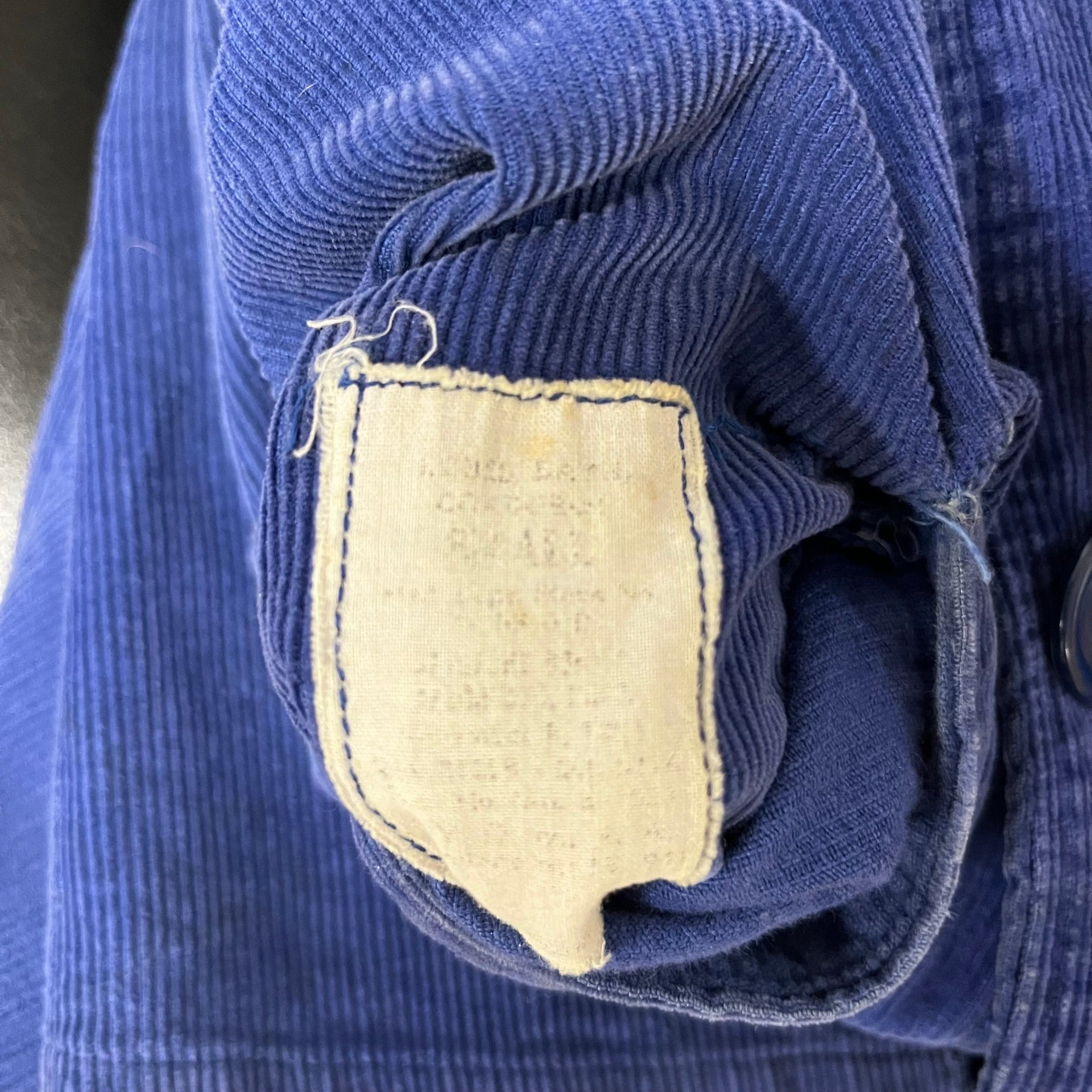 Vintage 50's US Military Convalescent Corduroy Medical Robe Size US M / EU 48-50 / 2 - 8 Thumbnail