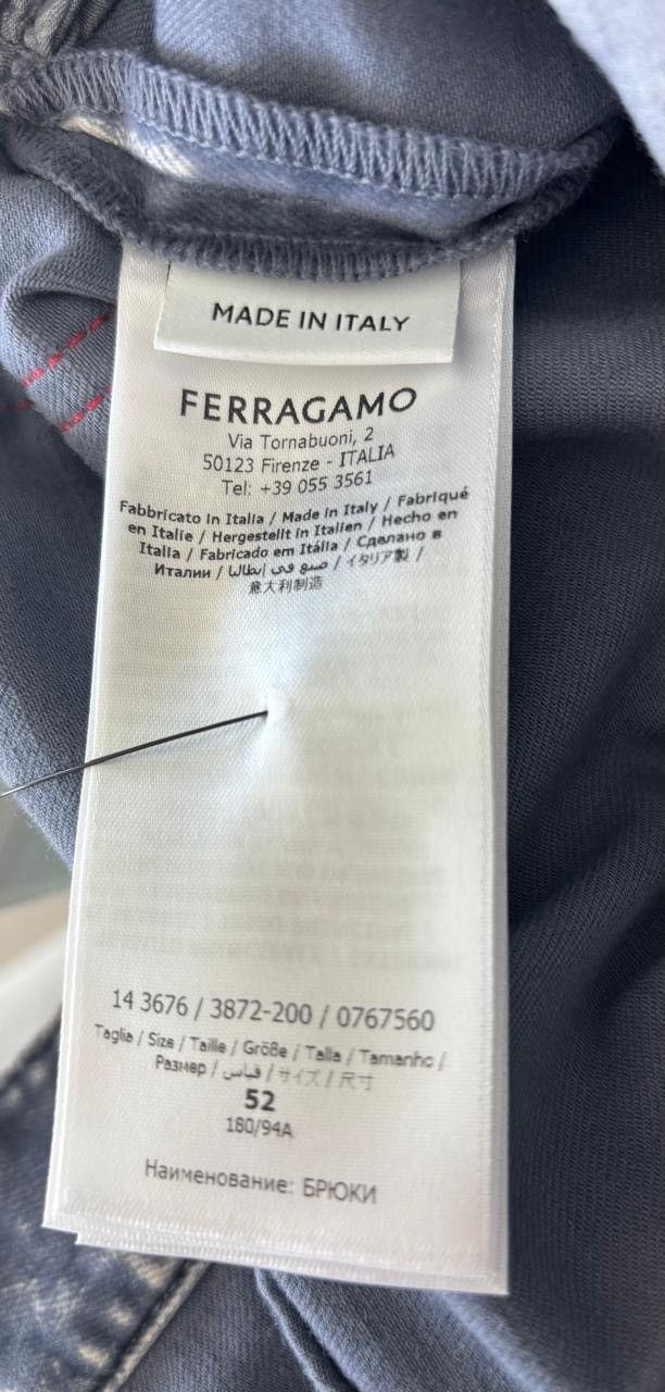 Salvatore Ferragamo Ferragamo logo-patch straight-leg jeans Size US 36 / EU 52 - 10 Thumbnail