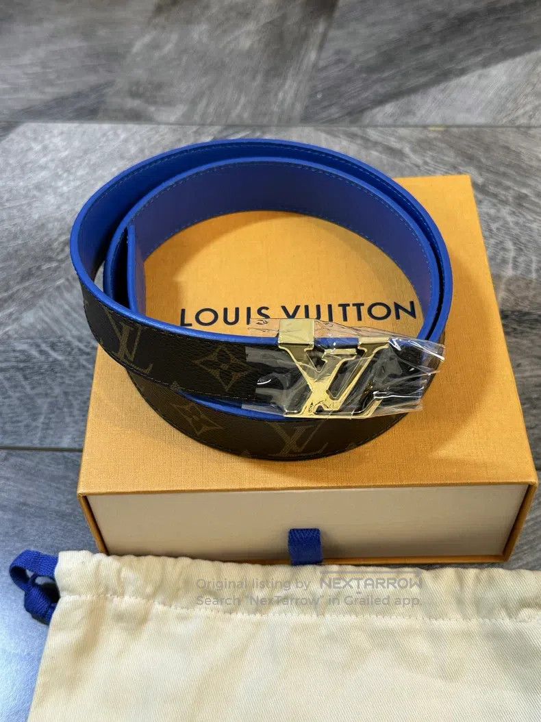 Louis Vuitton Louis Vuitton size 90 Classic presbyopic gold toe belt Size ONE SIZE - 1 Thumbnail