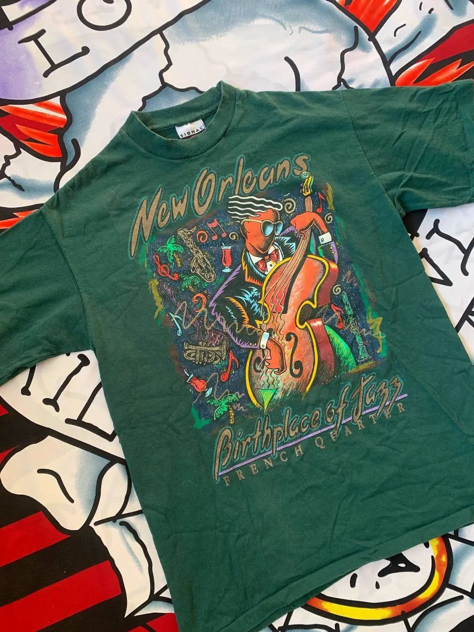 Vintage Vintage New Orleans Jazz festival tshirt Size M 90s Size US M / EU 48-50 / 2 - 2 Thumbnail