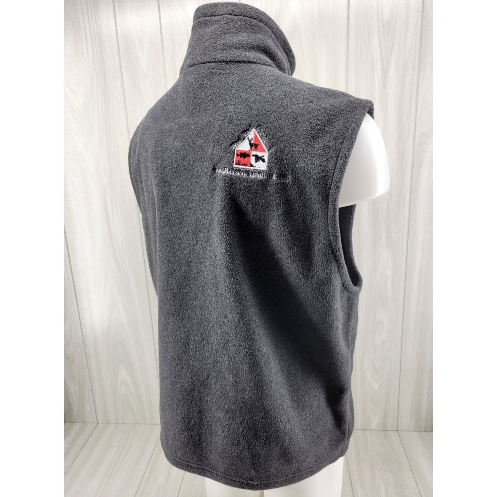 Vintage Columbia Vest Men Large Gray Glooms West End Outdoors Fleece Zip Embroidered Logo Chest Size Regular Size US L / EU 52-54 / 3 - 5 Thumbnail