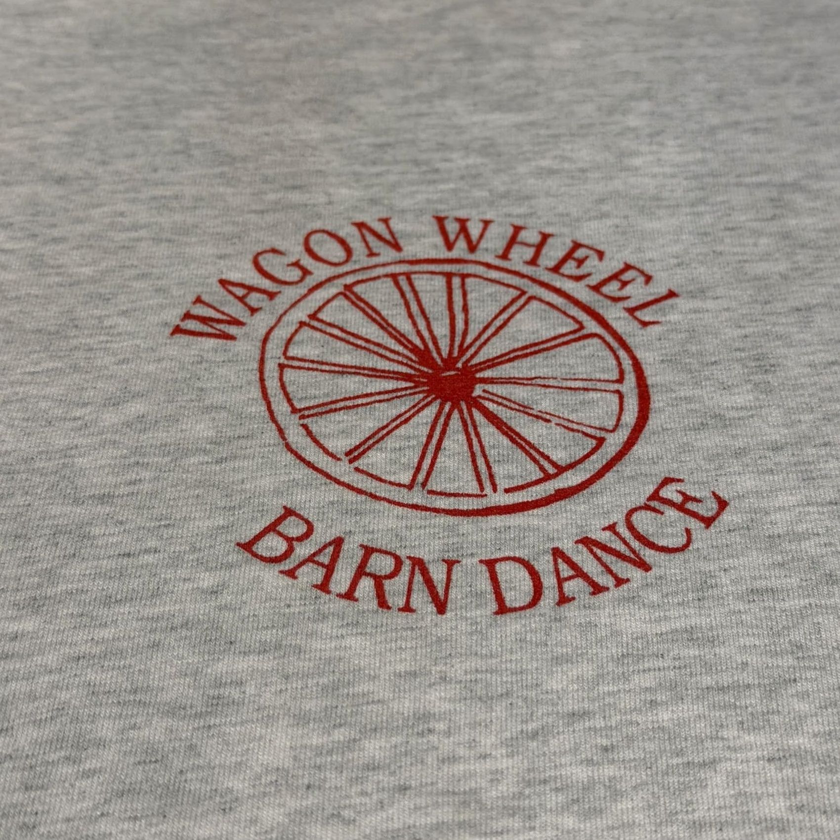 Fruit Of The Loom VINTAGE Fruit Of The Loom Shirt Mens XL Gray Wagon Wheel Barn Dance NC Tee 90s Size US XL / EU 56 / 4 - 3 Thumbnail