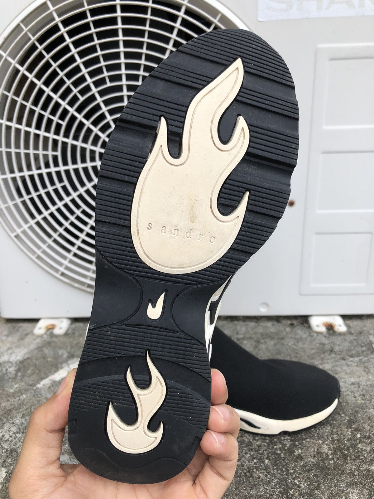 Sandro Sandro Black Flame Sock Sneaker Insole Size 9,5 Inch / 24 Cm Size US 7 / EU 40 - 7 Thumbnail