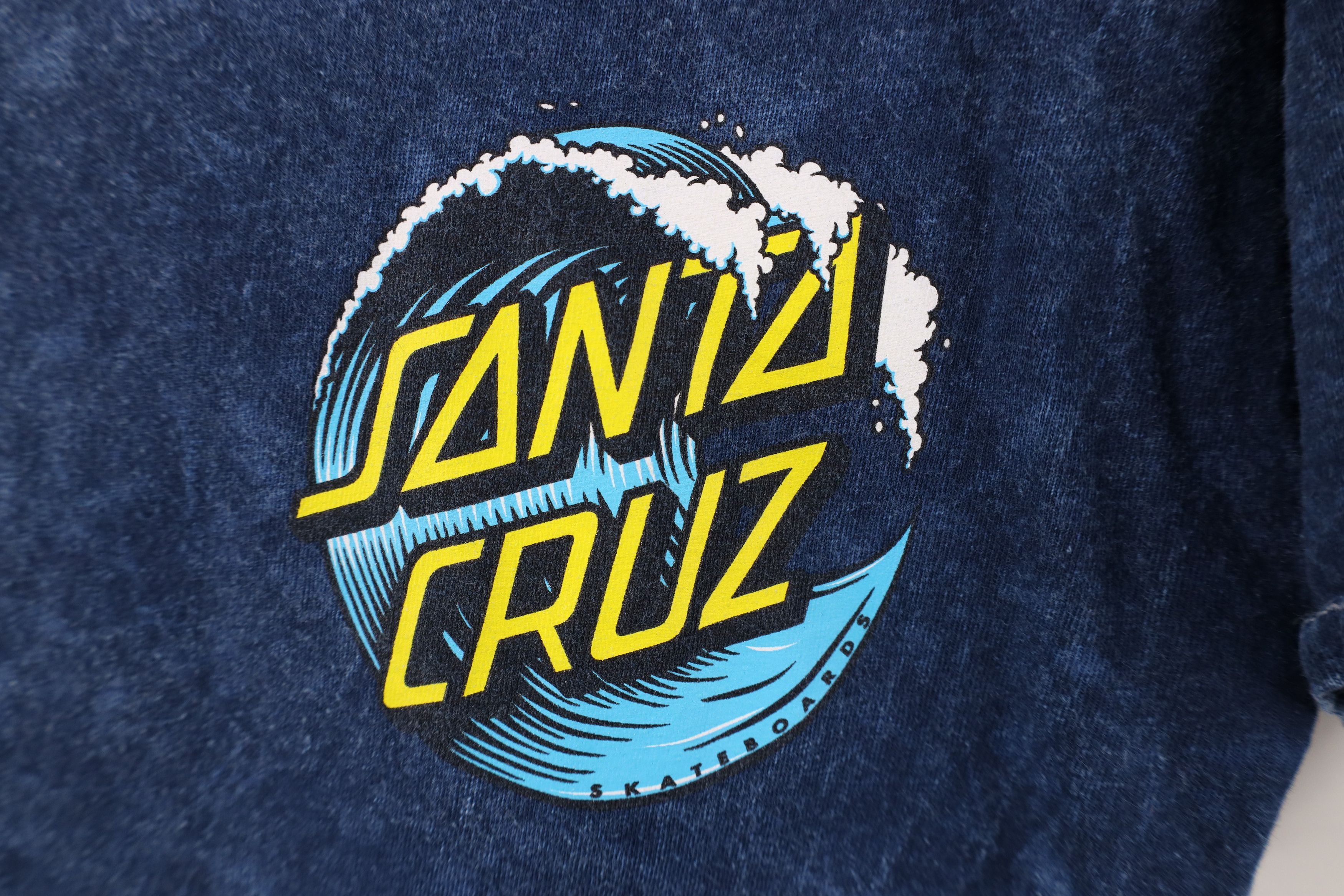 Santa Cruz Skateboards Vintage Y2K Santa Cruz Skateboards Acid Wash Surfing T-Shirt Size US S / EU 44-46 / 1 - 4 Thumbnail