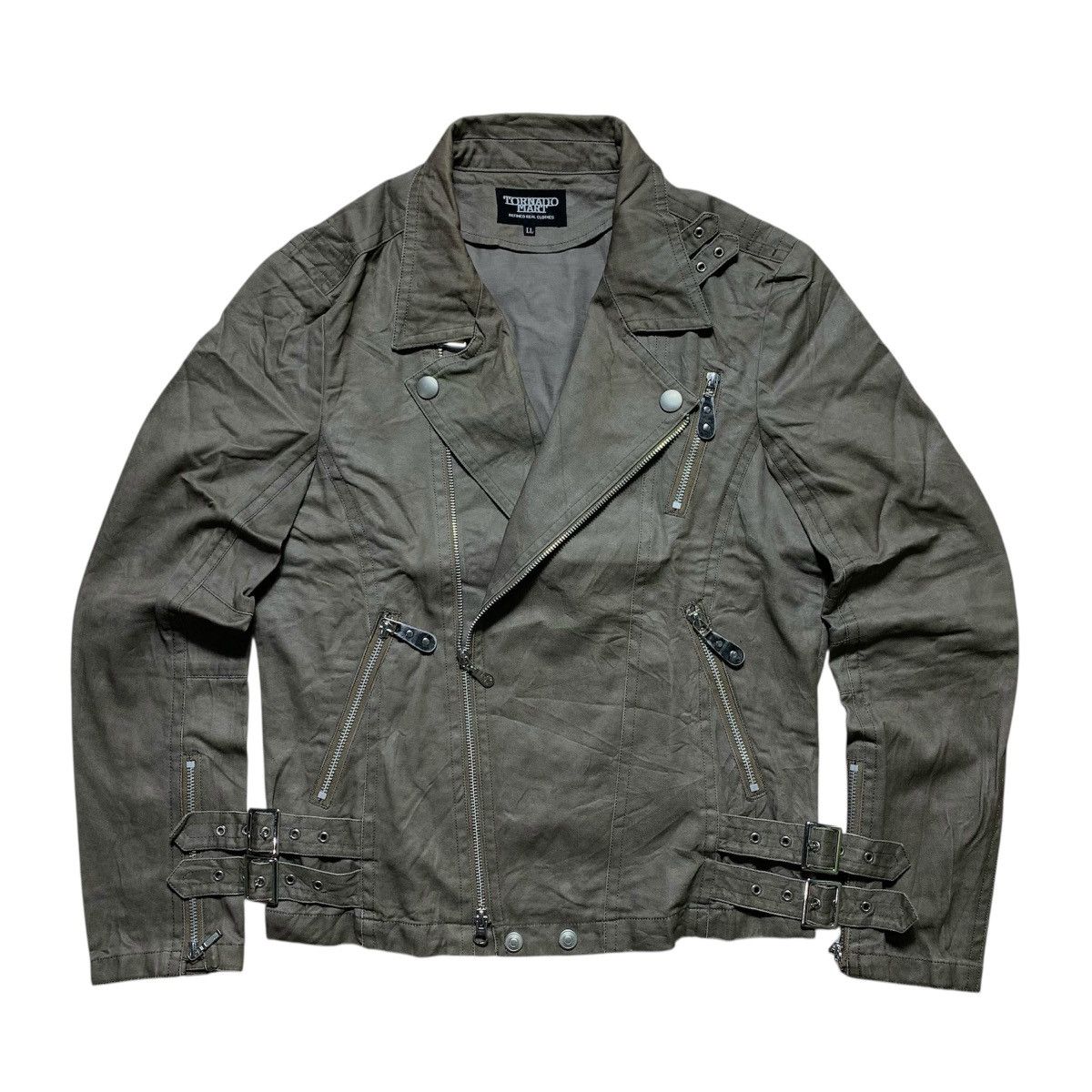 Tornado Mart 2000’s Tornado Mart Bikers Asymetrcial Jacket Size US L / EU 52-54 / 3 - 1 Thumbnail