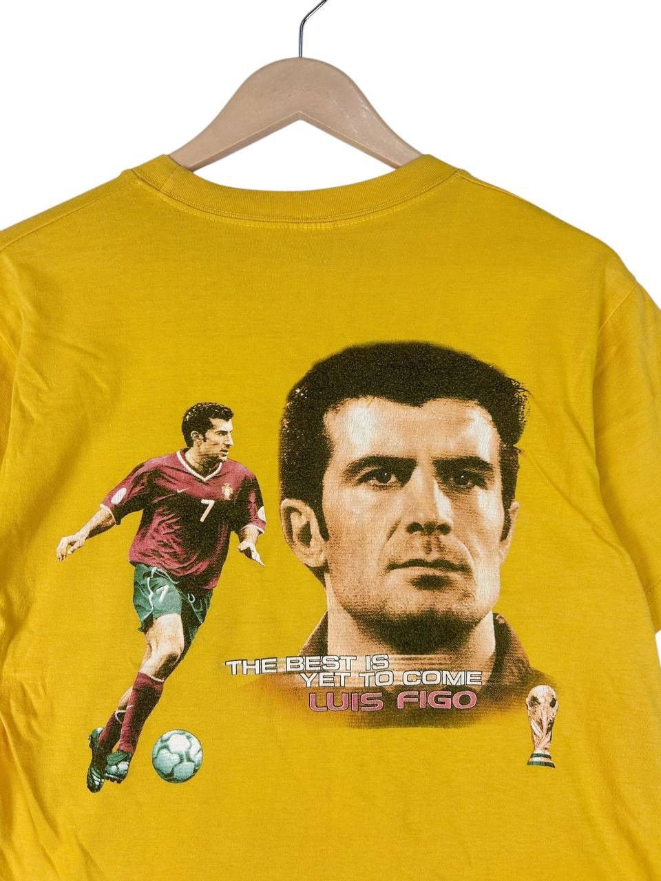 Vintage Vintage 90s Luis Figo, Portugese Striker No 7 Football Prmo Size US S / EU 44-46 / 1 - 4 Thumbnail