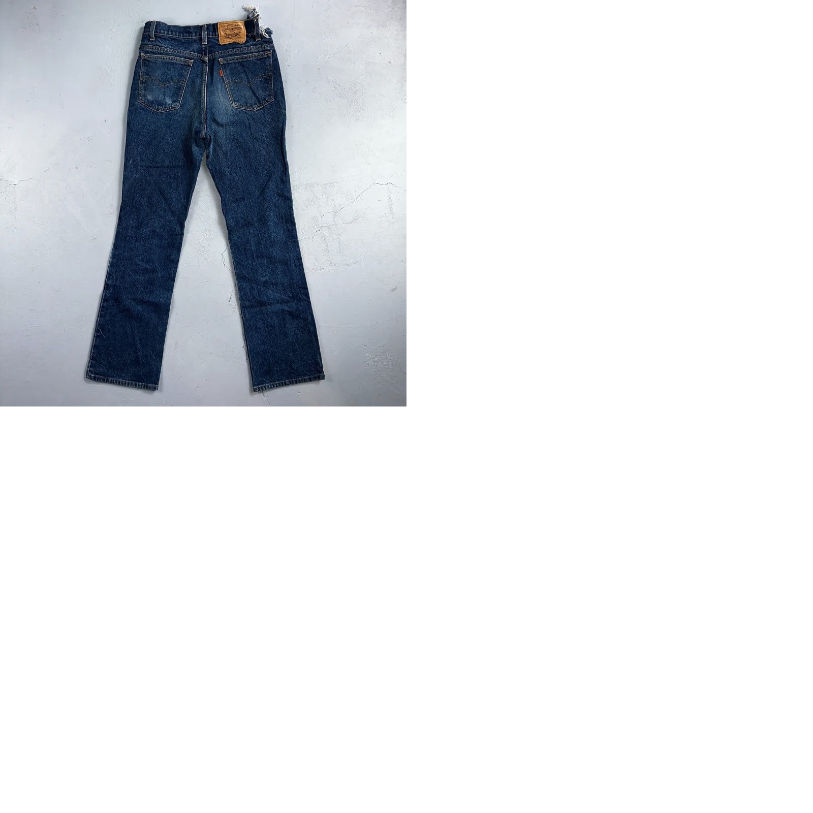 Levi's VINTAGE Levi's 517 Jeans Bootcut USA 90s Orange Tab Blue Worn 32x32 Men's Jeans Size US 32 / EU 48 - 11 Thumbnail