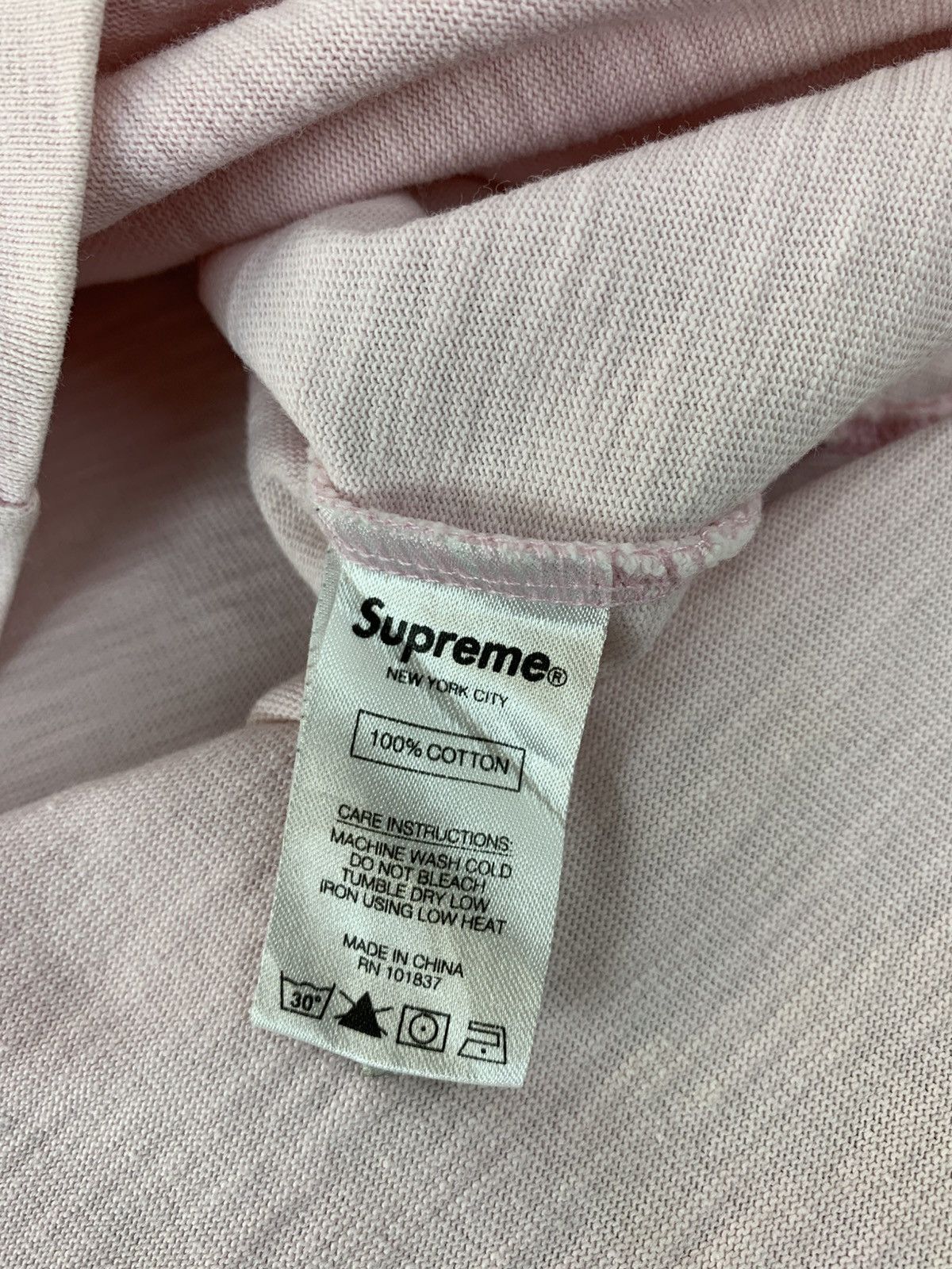 Supreme Supreme Plain SS18 Single Pocket Purple Printed T-shirt Size US L / EU 52-54 / 3 - 7 Thumbnail
