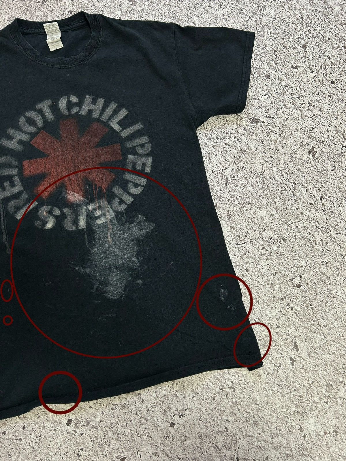 Band Tees × Vintage Vintage 2007 Red Hot Chili Peppers Tee band Graphic T-shirt Size US M / EU 48-50 / 2 - 8 Thumbnail