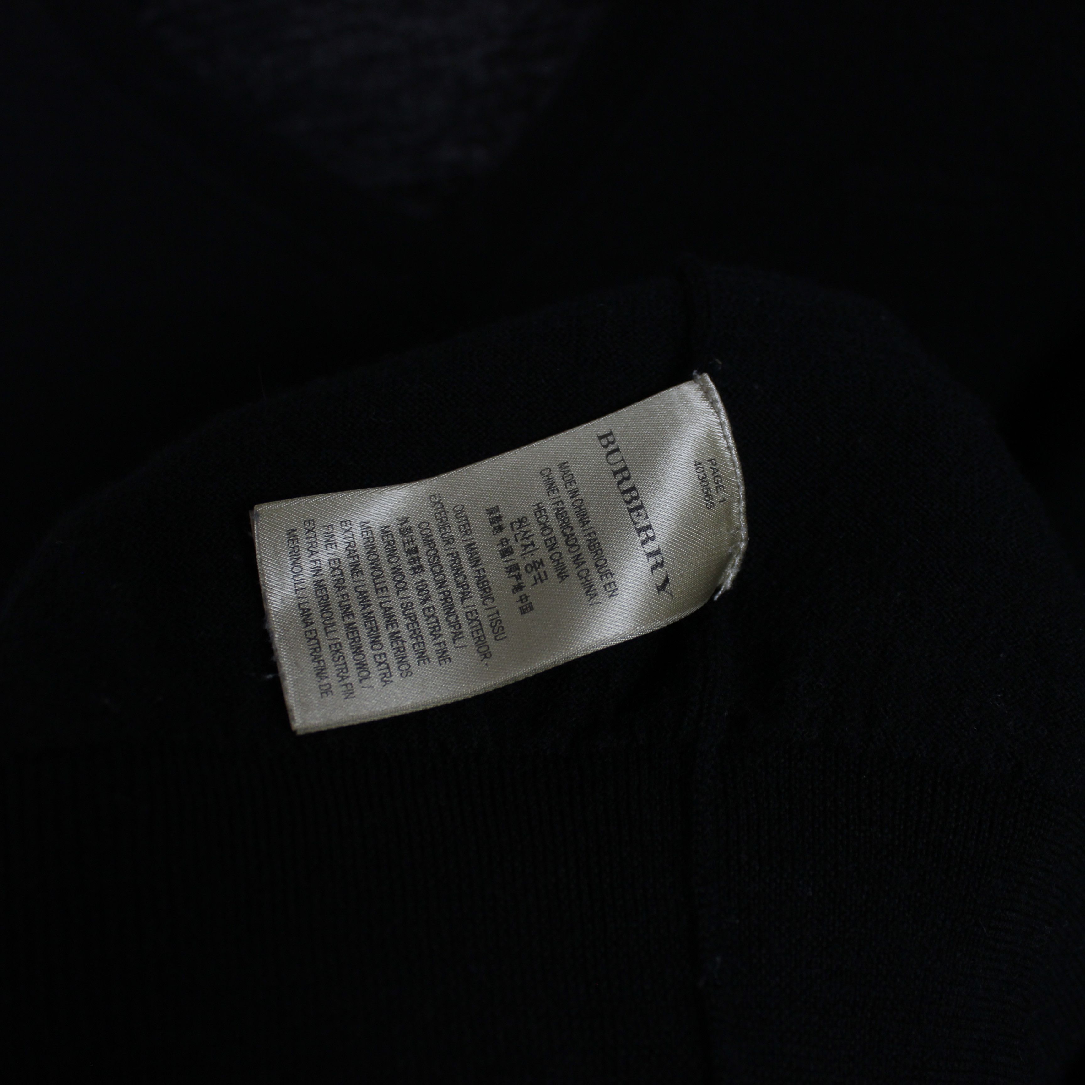 Burberry Burberry sweater women pure wool black XS Size XS / US 0-2 / IT 36-38 - 7 Thumbnail