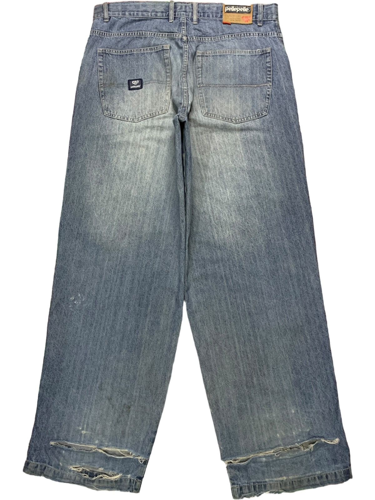 Marc Buchanan × Pelle Pelle Vintage Pelle Pelle by Marc Buchanan Mud Wash Baggy Jeans Size US 39 - 2 Thumbnail