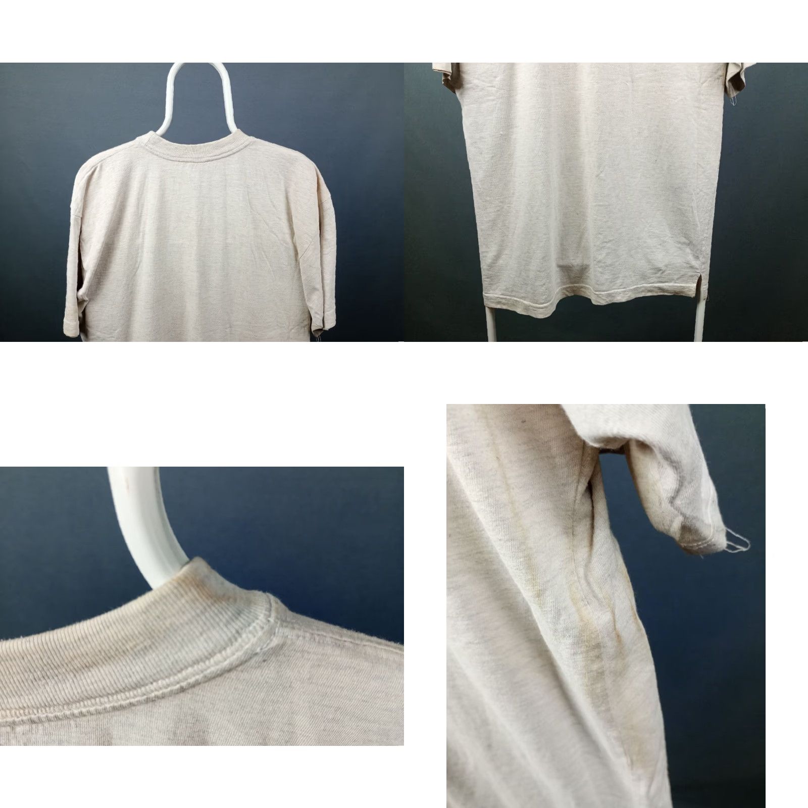 Vintage Vintage Unbranded Basketball T-shirt Graphic Tee XL Men Beige 1990s Sportswear/Beach Size US XL / EU 56 / 4 - 8 Thumbnail
