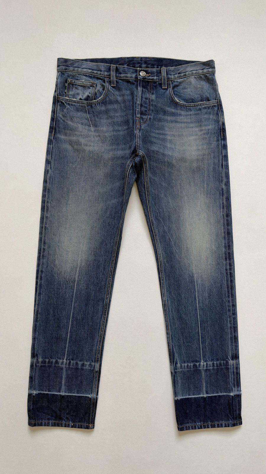 Gucci Early 2010s Washed Blue Skinny Jeans Size US 34 / EU 50 - 1 Thumbnail