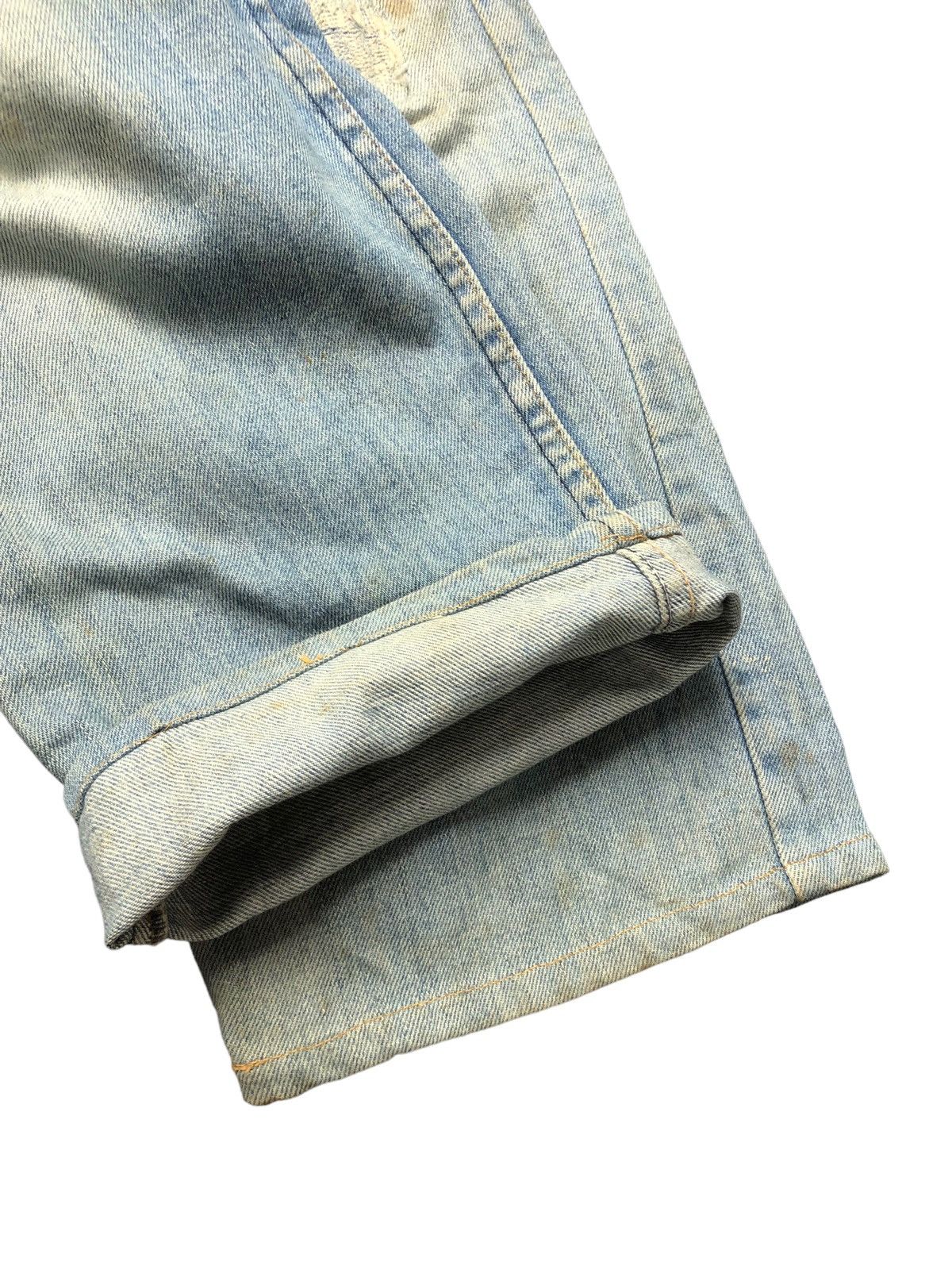 Lee Vintage 70s Lee Riders Distressed Mud Wash Jeans Size US 33 - 6 Thumbnail