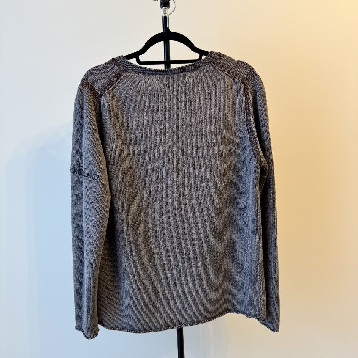 Stone Island × Vintage Vintage Stone Island knitted sweater Size US M / EU 48-50 / 2 - 2 Thumbnail