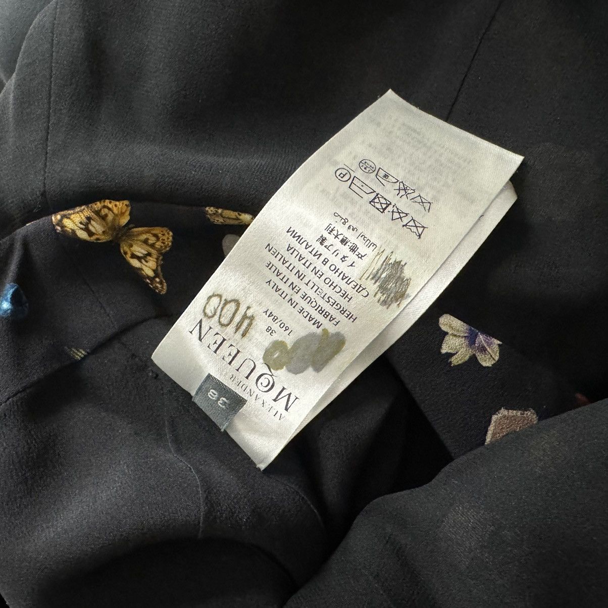 Alexander McQueen Alexander McQueen Obsession Long-sleeve Silk Dress Size XS / US 0-2 / IT 36-38 - 12 Thumbnail