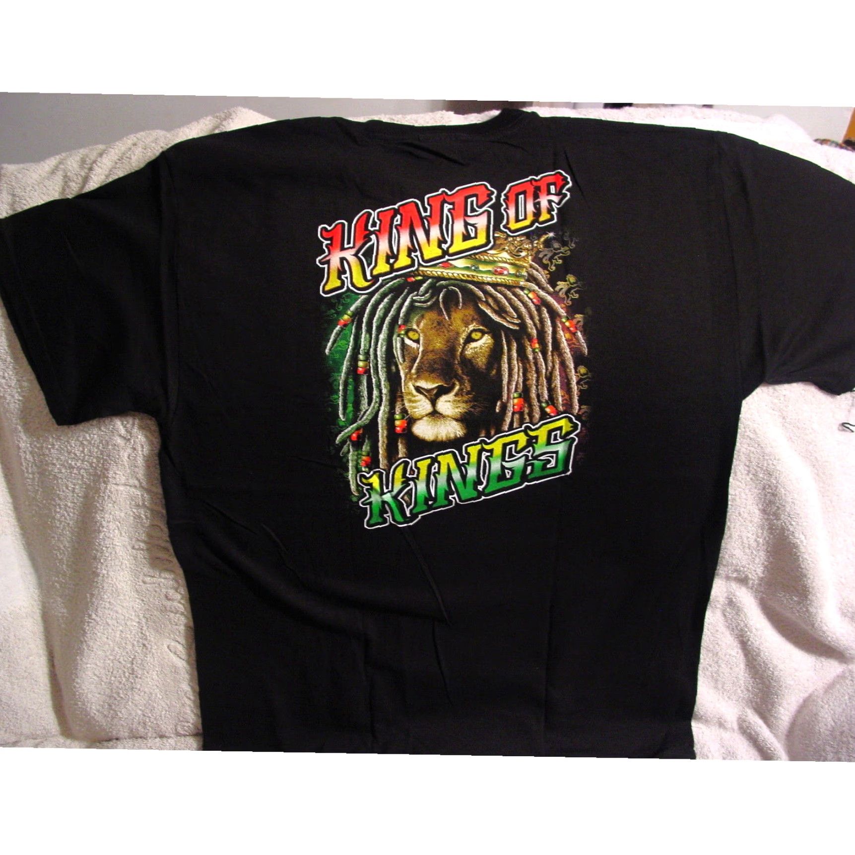 Vintage Lion Dreadlocks King Mens Extra Large XL T-Shirt Size US M / EU 48-50 / 2 - 3 Thumbnail