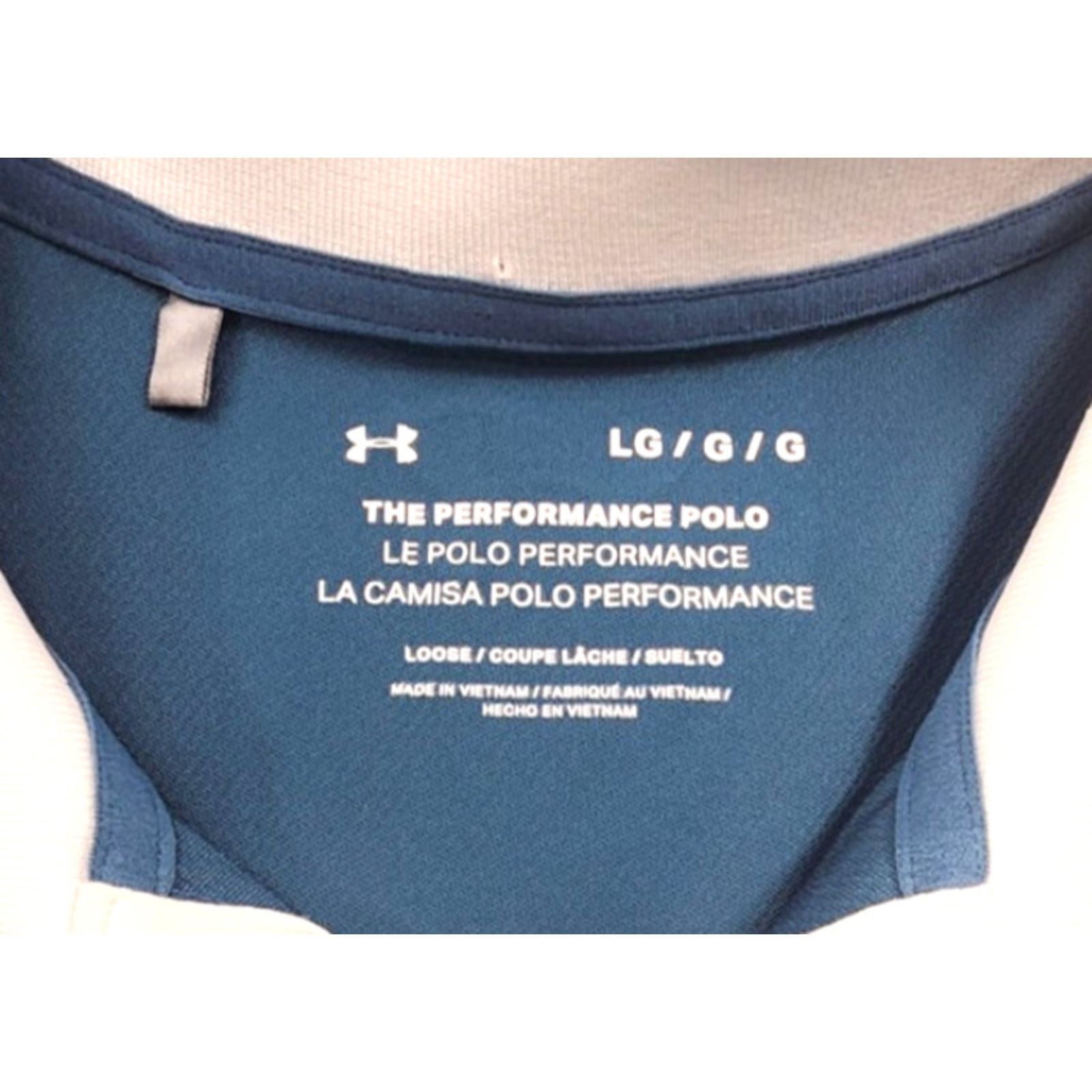 Under Armour Under Armour Polo Shirt Mens L Blue Performance Polo Golf Athletic Lightweight Size US L / EU 52-54 / 3 - 4 Thumbnail