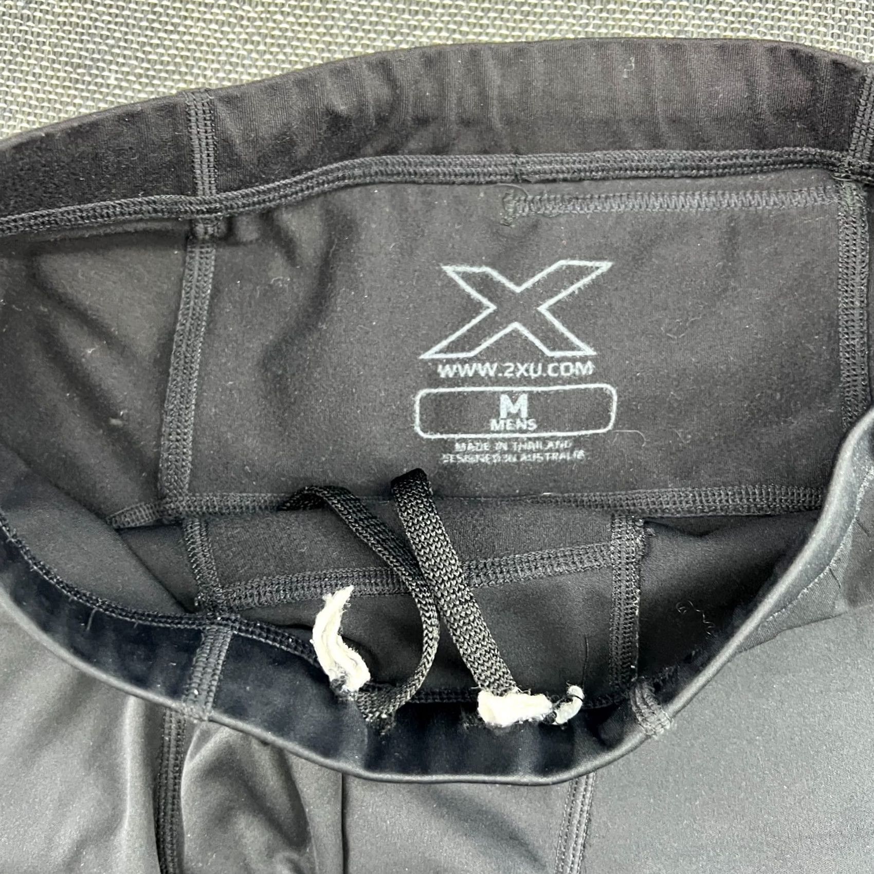 2XU 2XU Wind Defence Mens Compression Pants Sz M Running Sport Black Tights Athletic Size US 31 - 4 Thumbnail