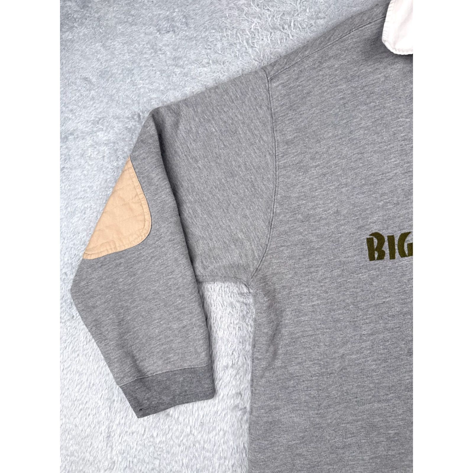Vintage Big Game Sportswear Polo Shirt Men 2XL Gray Long Sleeve Cotton Rugby Size US XXL / EU 58 / 5 - 3 Thumbnail