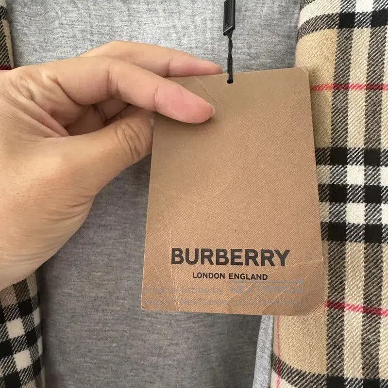 Burberry Burberry Gray Cotton Zip-Up Hoodie for Men. Size US S / EU 44-46 / 1 - 7 Thumbnail