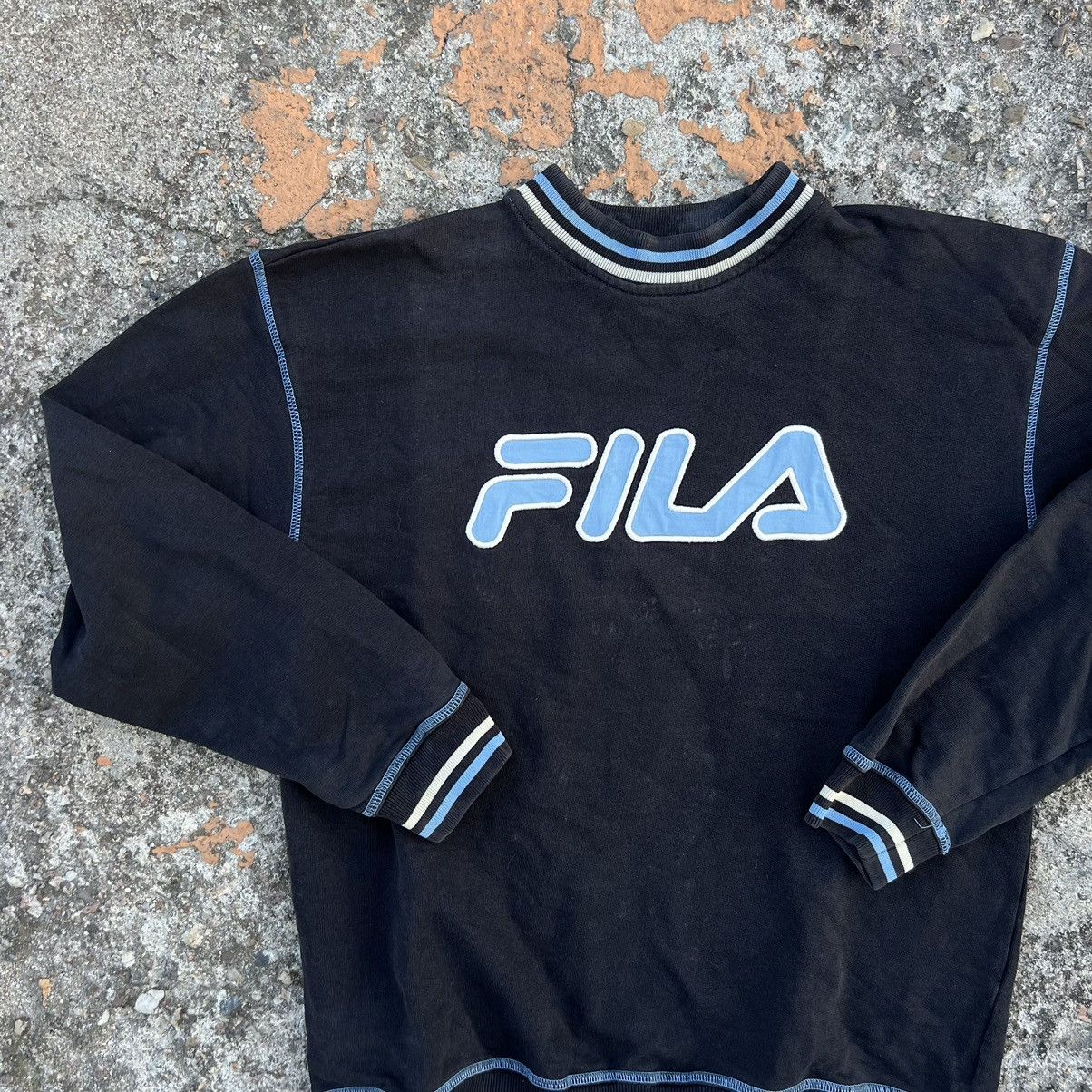 Fila × Vintage X3 Fila Vintage Y2K Streetwear Style Big Logo Sweatshirt Size US S / EU 44-46 / 1 - 3 Thumbnail