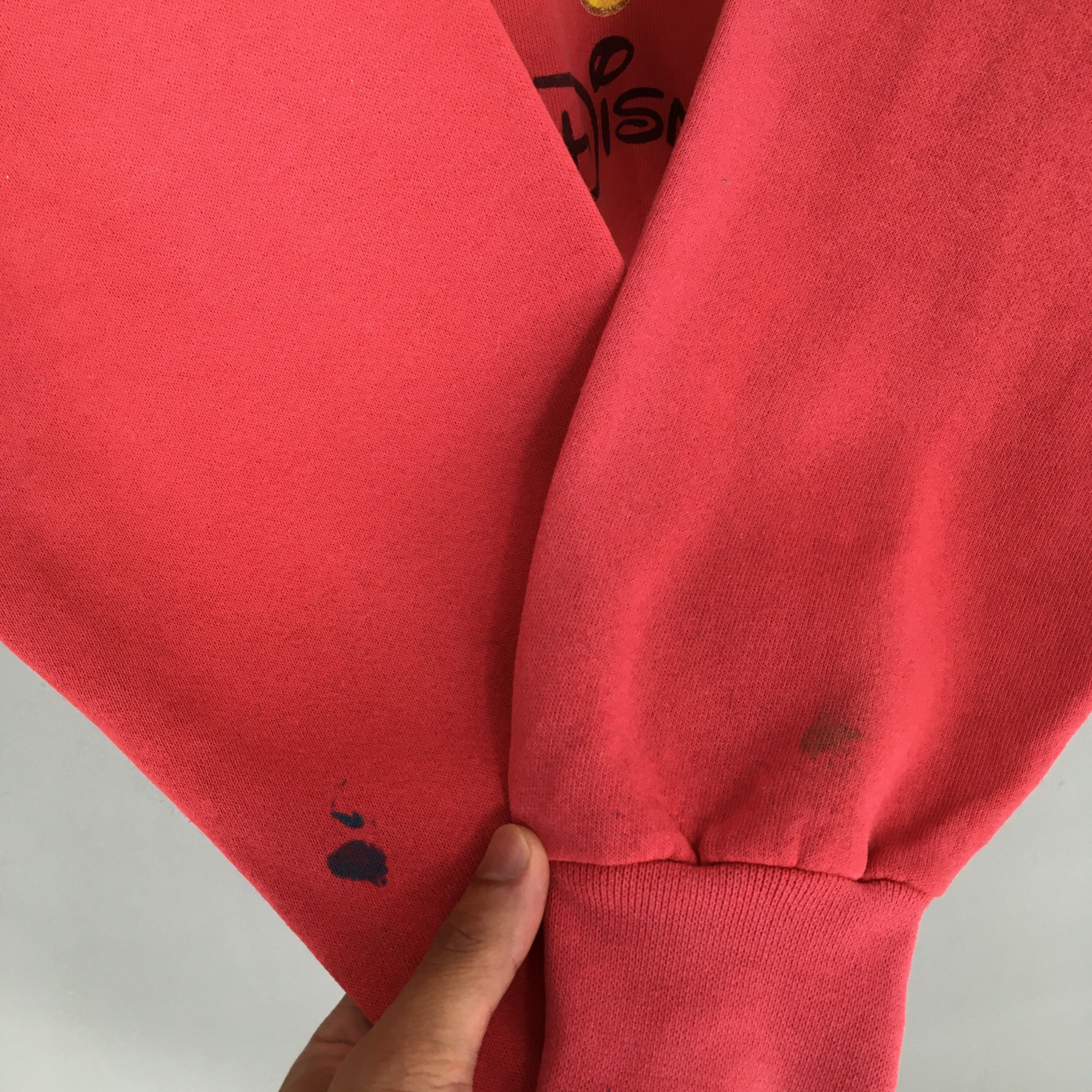 Disney × Mickey Mouse × Vintage Vintage Sorcerer Mickey Mouse Red Sweatshirt Large Size US L / EU 52-54 / 3 - 5 Thumbnail