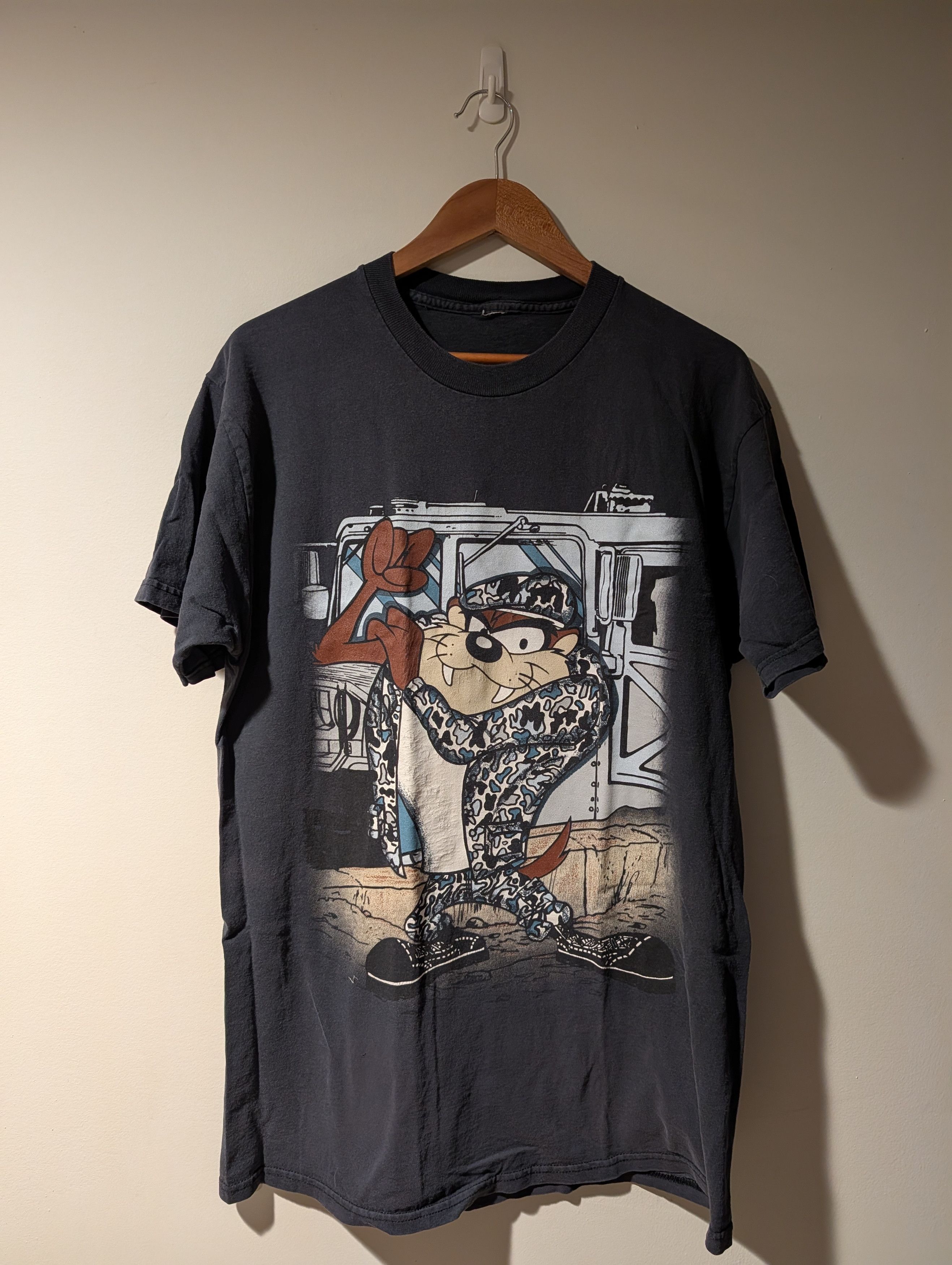 Cartoon Network Vintage 90s Looney Tunes Taz Subway New York Large T-Shirt Size US L / EU 52-54 / 3 - 1 Thumbnail