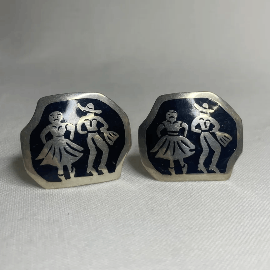 Other Sterling Cufflinks | POCHA | TAXCO | 015 | Size ONE SIZE - 1 Thumbnail