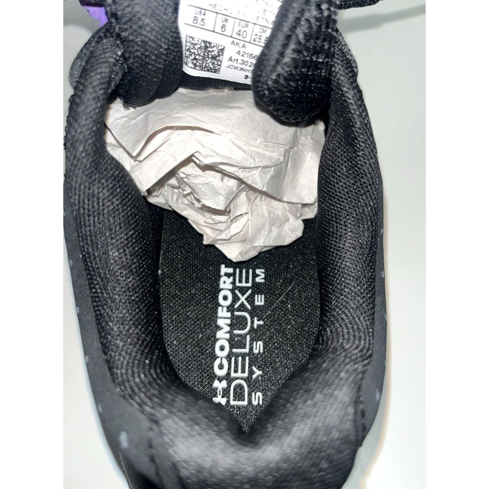 Under Armour Under Armour Charged Assert 9 Sneaker 8.5 Black Mens Athletic Size US 9 / EU 42 - 6 Thumbnail
