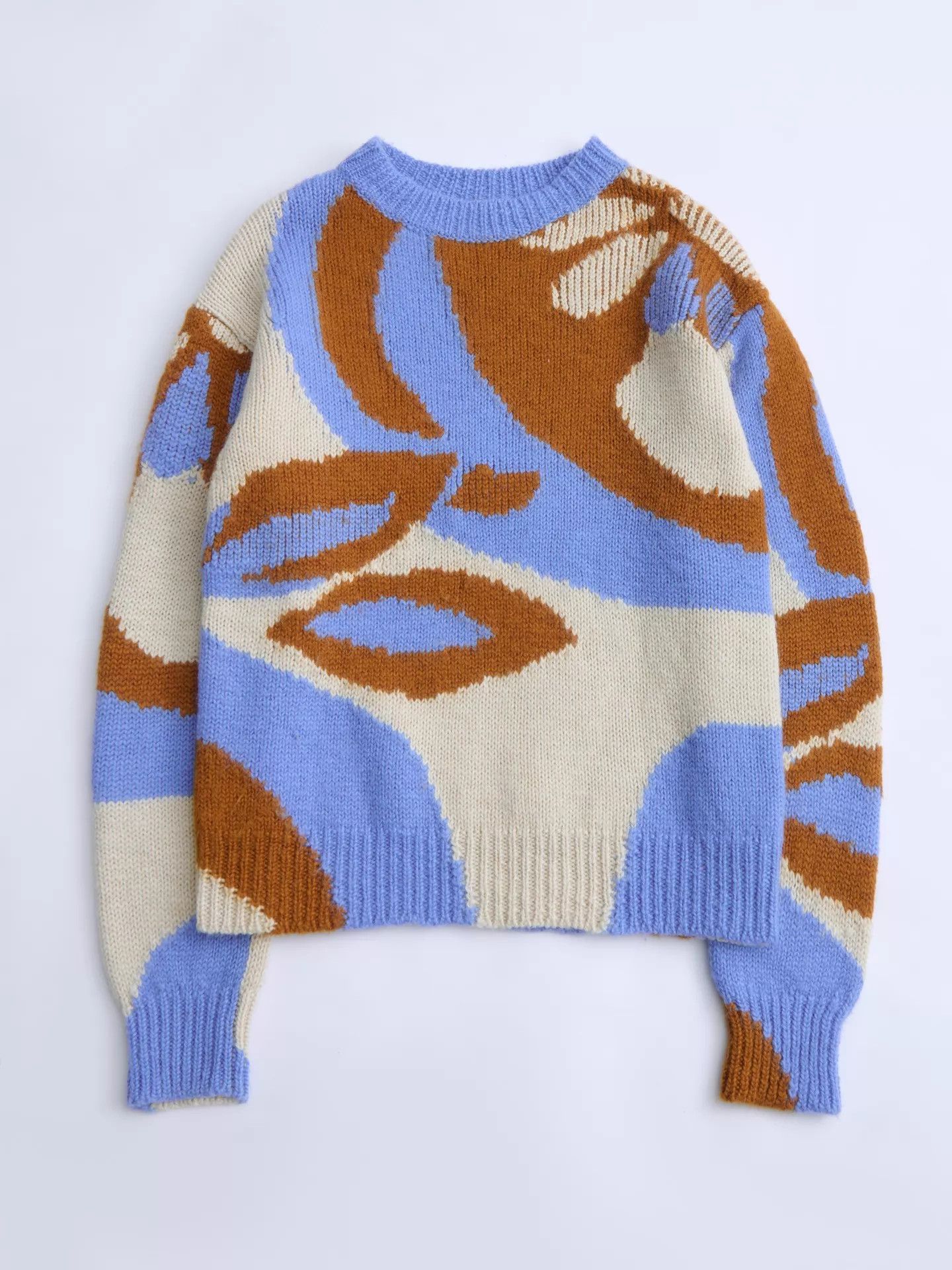 Dries Van Noten Dries Van Noten Abstract Jacquard Wool Sweater S 2020 Size S / US 4 / IT 40 - 7 Thumbnail