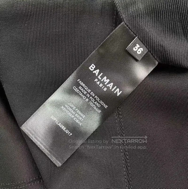 Balmain Balmain Black Polyester Women's Skirt . Size 26" / US 2 / IT 38 - 5 Thumbnail