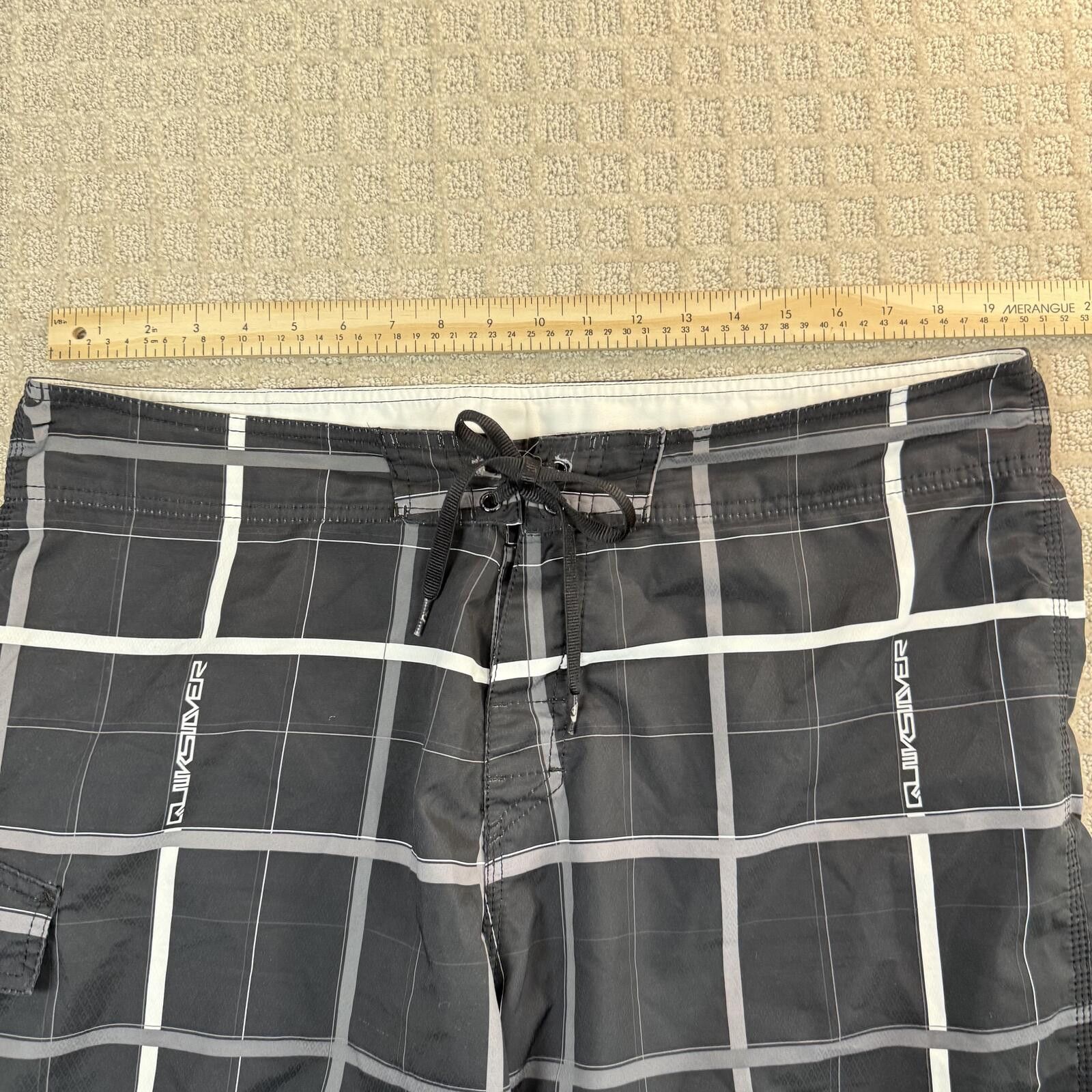 Quiksilver Quiksilver Board Shorts Plaid Swim Trunks XL 39 Size US 36 / EU 52 - 4 Thumbnail