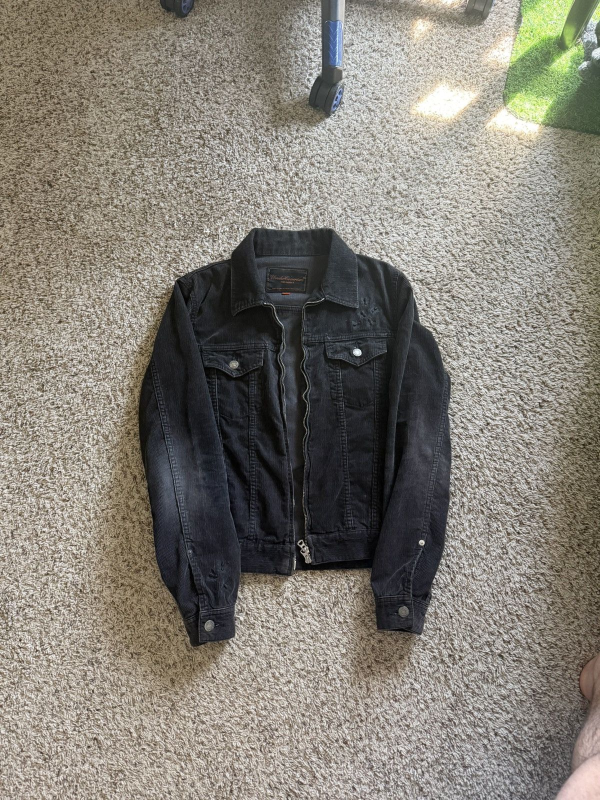 Undercover GURU GURU Undercover Bug Black Corduroy Jacket Size US S / EU 44-46 / 1 - 1 Thumbnail