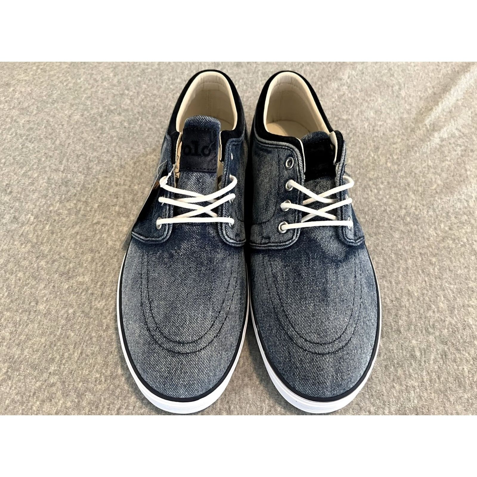 Polo Ralph Lauren Polo Ralph Lauren Faxon Low Denim Swan Suede Pony Shoes Mens Size 12 New Size US L / EU 52-54 / 3 - 2 Thumbnail