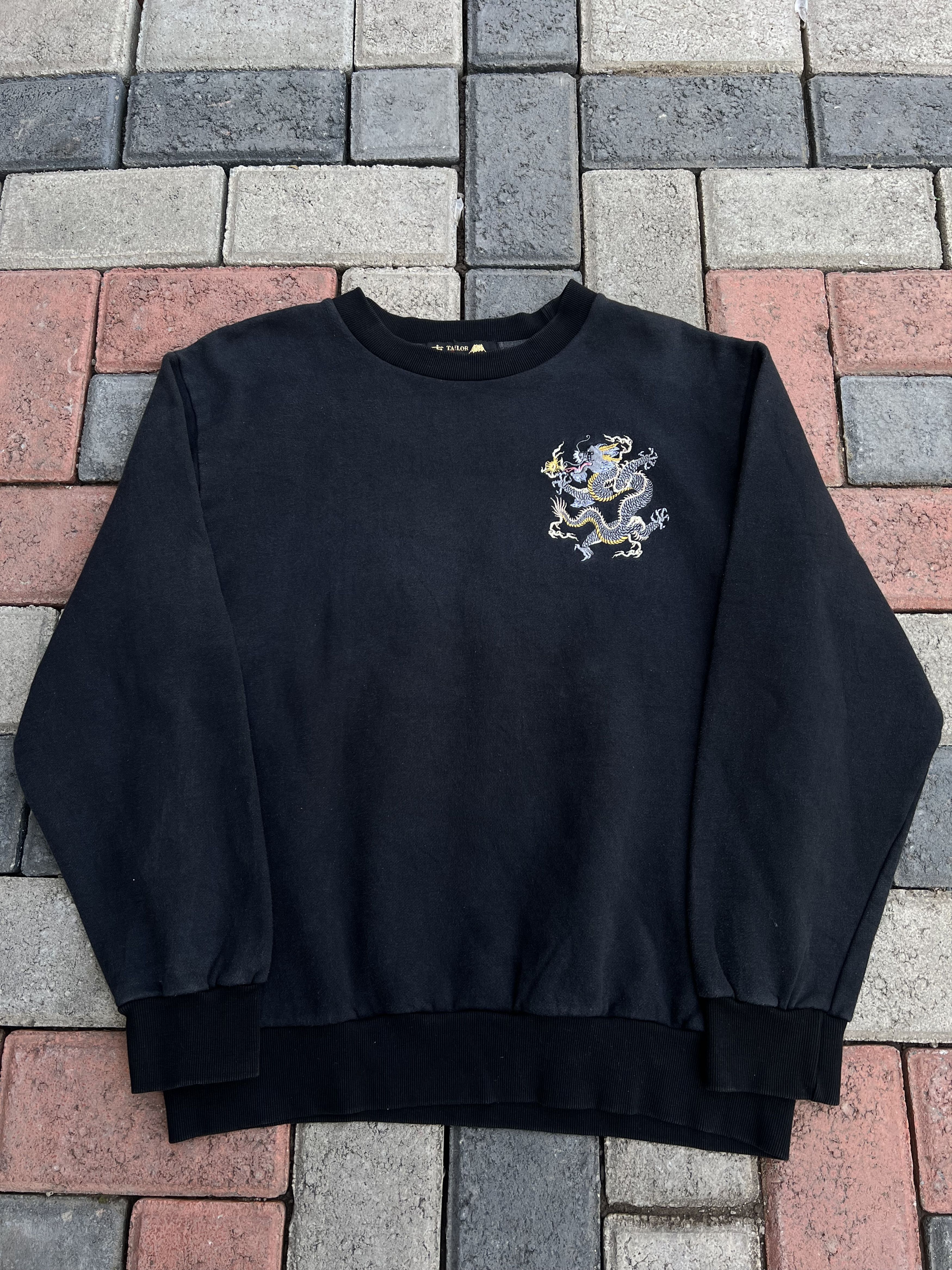 Japanese Brand 2000s Sukajan Toyo Dragon Embroidery Crewneck y2k Ifsix Size US M / EU 48-50 / 2 - 2 Thumbnail