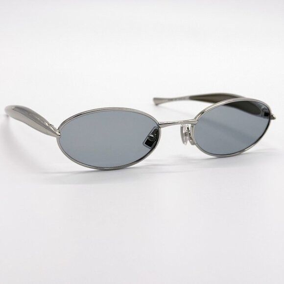 NEW BOTTEGA VENETA BV1386S 007 SUNGLASSES SILVER