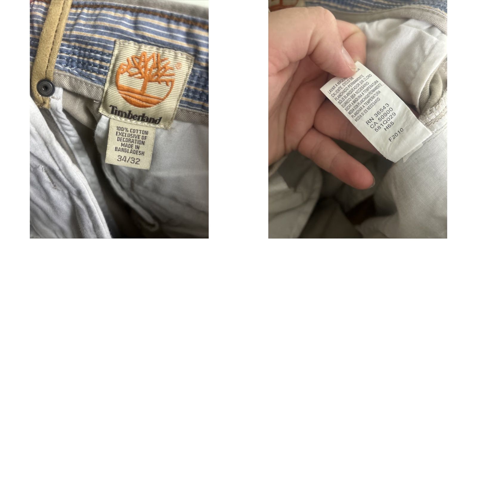 Timberland Timberland Chino Pants Mens 34x32 Regular Cotton Beige Business Mens Size US 34 / EU 50 - 10 Thumbnail