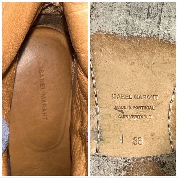 Isabel Marant Isabel Marant Crisi Ankle Boots in Light Blue Suede, Size 36 Size US 6 / IT 36 - 9 Thumbnail