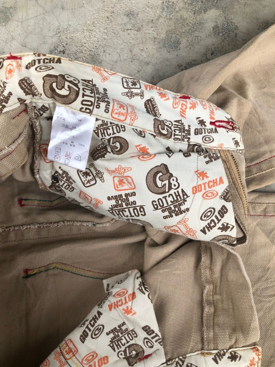 Gotcha × Vintage Vintage Gotcha Duck Canvas Surf Style Rasta Jeans Size US 30 / EU 46 - 11 Thumbnail
