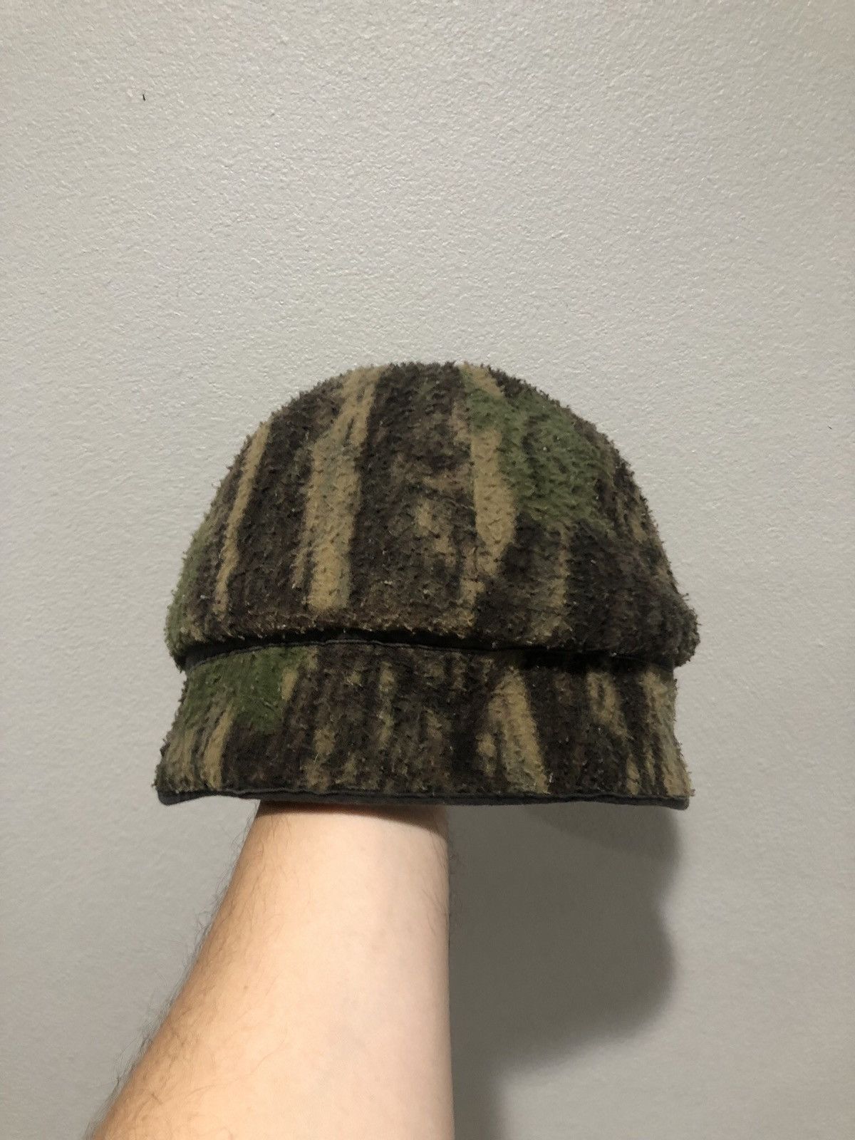 Cabelas × Vintage Vtg Cabela’s Chamois Camo Hunting Trapper Hat Size ONE SIZE - 6 Thumbnail