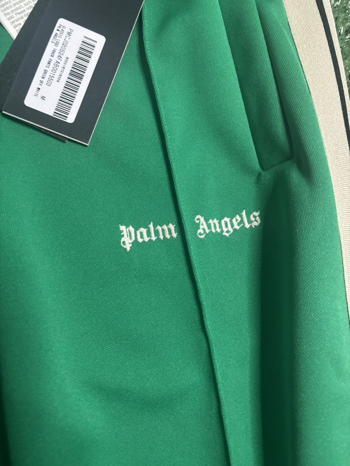 Palm Angels Palm Angels Track Pants Green Size US 32 / EU 48 - 2 Thumbnail